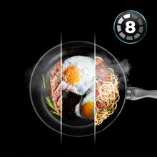 Bolero Flux ET 608000 Glass Black A++, Campana Extractora de encimera de 60cm, Cristal Negro y Acero Inoxidable, Succión 800m3/h, Motor 210W, Clase A++, Control Slider Touch, 8 Velocidades, Luz LED Ajustable, Delay Function, Filtros de Carbono y Aluminio.