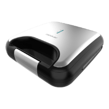 Sandwichmaker Rock´nToast Classic + 2-Sandwichmaker aus Edelstahl, 800 W Leistung und dreieckigen Platten mit Antihaftbeschichtung.