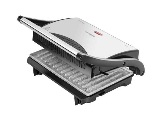 Cecotec Rock'nGrill 700W abierta