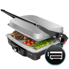 Cheese&Grill 16000 Inox Mixgrill Raclette Cecotec