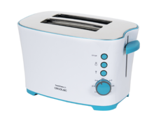 Toast&Taste 2S - Tostapane, 7 livelli di potenza, capienza per 2 toast, 3 funzioni (tostare, riscaldare, scongelare), include supporto per prodotti da forno, cassettino raccoglibriciole, 650 W