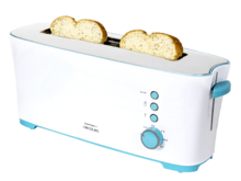 Toast&Taste 1L - Grille-pain avec capacité pour deux toasts, fente XL, 7 positions de grillage, fonction Décongeler et fonction Réchauffer et puissance de 1000 W