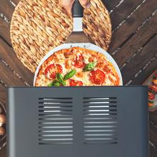 Txuletaco 8000 Inferno. Horno para asado, 2200W,Parrilla de Hierro Fundido, Piedra y Bandeja para Pizzas,2 bandejas recogegrasas, Temperatura hasta 850º, termómetro Digital de Cocina Incluido