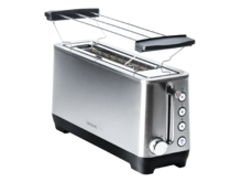 BigToast Extra Toaster Extra breiter Langschlitz, 1100 W Leistung, 4 voreingestellte Funktionen, 6 Leistungsstufen