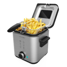 Cleanfry Luxury 4000 Friggitrice con corpo in nero laccato da 4,2