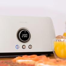 ClassicToast 15000 Beige Extra Double. (4 Tostadas, Beige) Tostador Vertical Digital