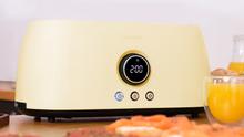 ClassicToast 15000 Yellow Extra Double. (4 Tostadas, Yellow) Tostador Vertical Digital con capacidad para 4 tostadas y 1500 W de potencia máxima.