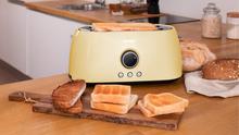 ClassicToast 15000 Yellow Extra Double. (4 Tostadas, Yellow) Tostador Vertical Digital con capacidad para 4 tostadas y 1500 W de potencia máxima.