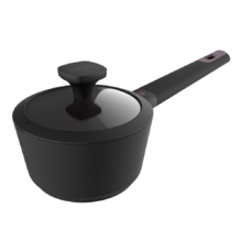 Polka Experience 16 Pot Titan. Cazo con Diámetro de 16 cm, Aluminio Fundido, Revestimiento Teflon Select, Apto para todo tipo de Cocinas y Lavavajillas, Fondo indeformable