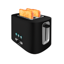 Toast&Taste 9000 Double. Torradeira vertical de 980 W, 2 ranhuras compridas extralargas, 3 Funções predefinidas, Design em plástico com acabamentos em aço inoxidável, Inclui suporte superior