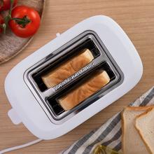 Toast&Taste 9000 Doppel-Toaster weiß. 980 W, 2 extrabreite kurze Schlitze, Aufwärm-, Auftau- und Abbruchfunktion, Kunststoff, Obere Stäbe, Weiß