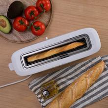 Tostapane Toast&Taste 10000 Extra White. 980 W, Fessura extra larghe lunga, Funzione di riscaldamento, scongelamento e annullamento, Plastica, Griglia portafette, Bianco