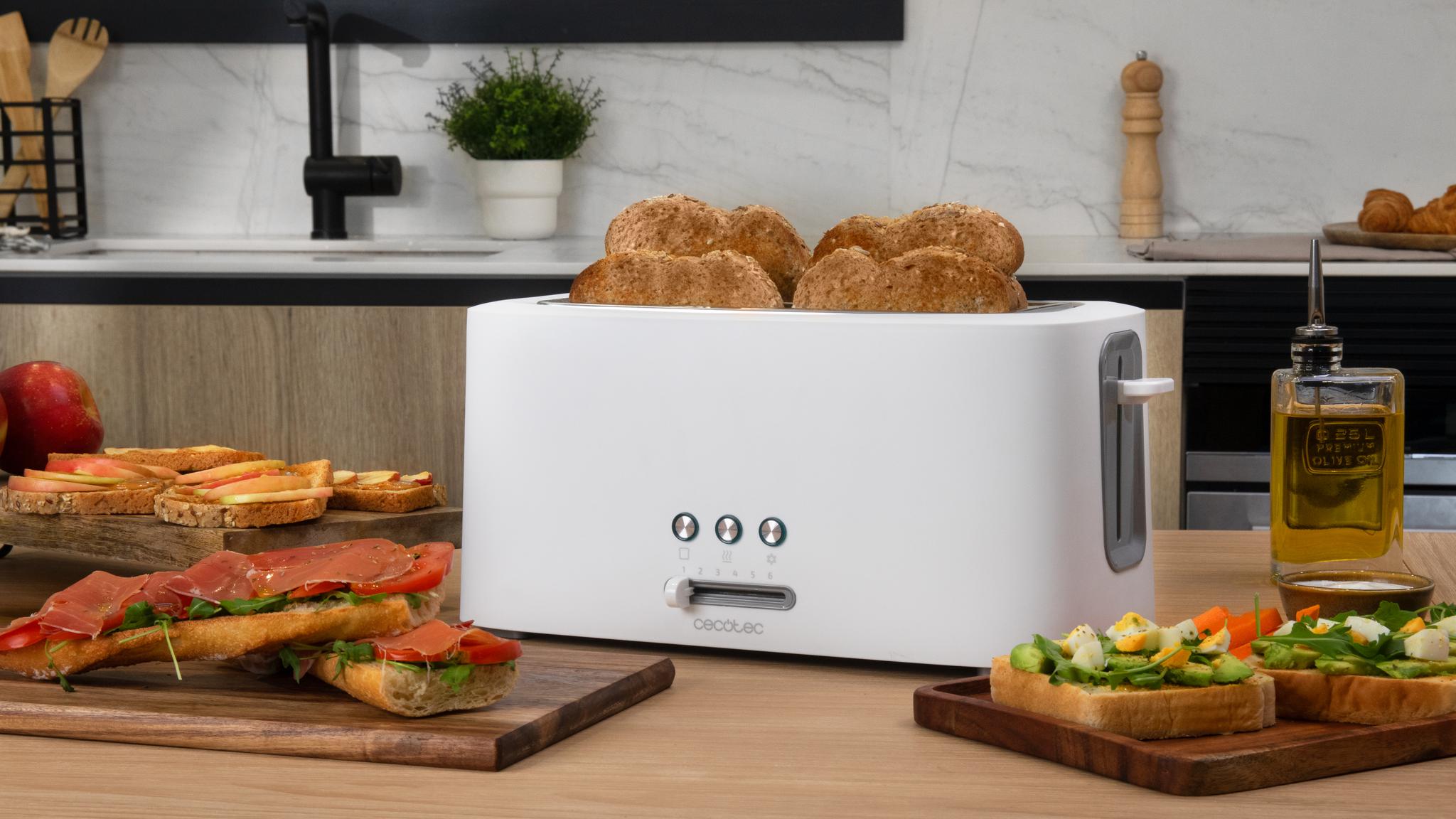 Forno Tostapane Better Chef Basic 4 Fette – Timer 60 Min, Rosso, Ripiano Scorrevole