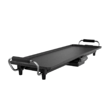 Tasty&Grill 3000 RockWater XL. Plancha de Asar Eléctrica con 2400 W, Gran superficie 70x22cm, Revestimiento Piedra RockStone, Antiadherente, Termostato Regulable