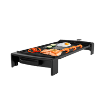 Plancha électrique Tasty&Grill 2500 BlackWater MixGrill. 2150 W, revêtement antiadhésif, Surface mixte, thermostat réglable, convient pour un nettoyage au lave-vaisselle.