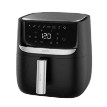 Cecofry Advance Precision Fritadeira de ar quente sem óleo 5,5 l. 1700W, Dietética, Balança integrada, Controlo Tátil, Temperatura regulável, Acabamentos em aço inoxidável