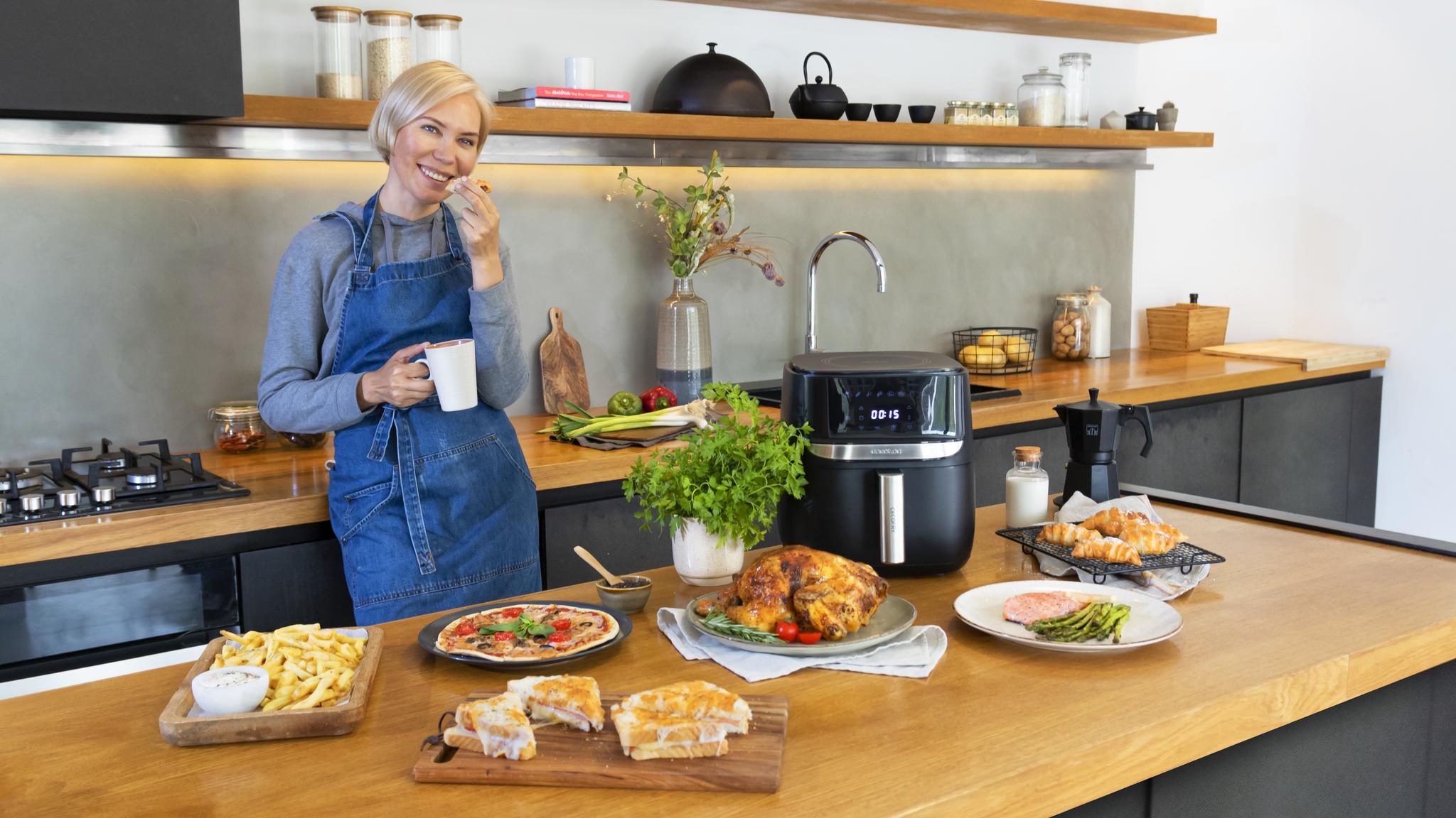 COCINA CON UNA SOLA CUCHARADA DE ACEITE