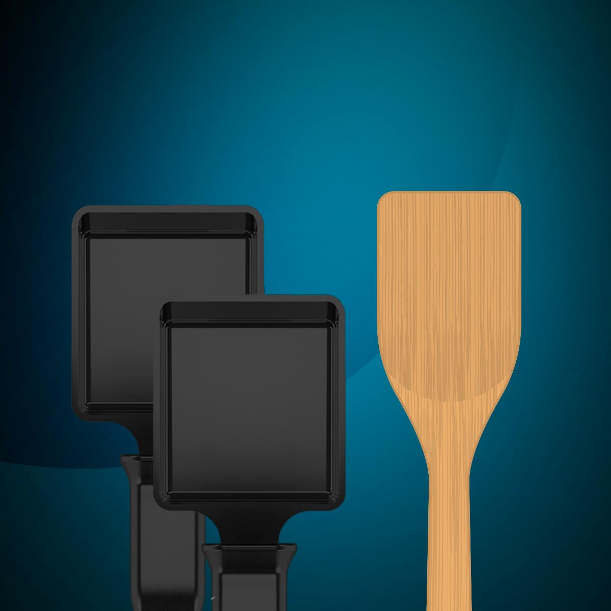 Raclette Elettrico Con Grill - Piastra Antiaderente Per Fondue E Grigliata - Per 2 Persone - Include Teglie E Spatola - Foto 11