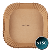 Cecofry Paper Pack Accessories S 150 papeles para freidora de aire, prácticos y compatibles con diversas capacidades de freidoras de 2 a 5 litros. Permitirán mantener tu freidora de aire limpia y libre de comida pegada, simplificando la limpieza y prolongando la vida útil.