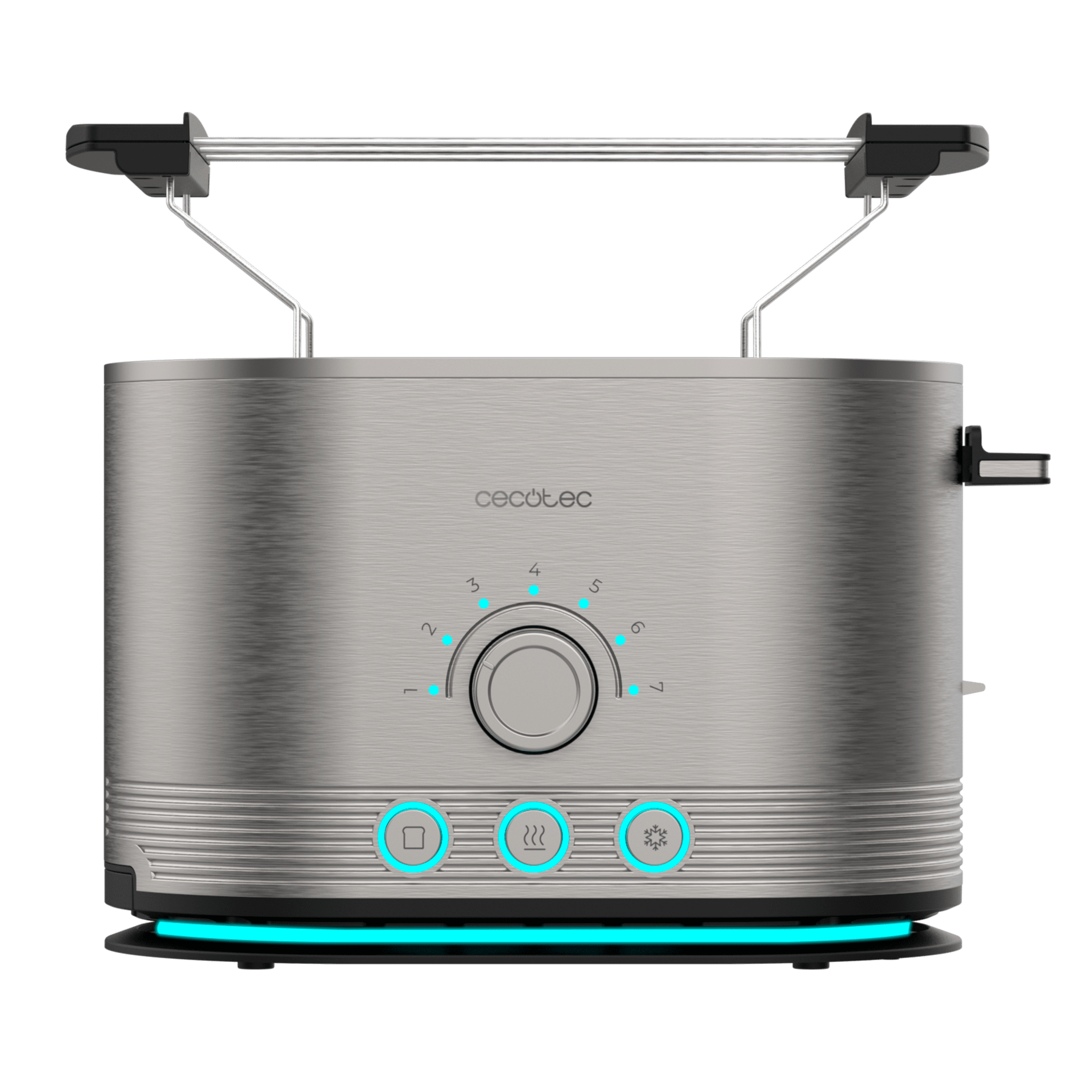 Vista frontal del tostador CECOTEC Shine&Toast Double