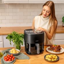 Cecofry Fantastik 6500 Pack Freidora de aire sin aceite / Airfryer digital de 1700 W, 6,5 L de capacidad y paquete de accesorios.