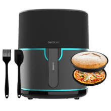 Cecofry Fantastik Inox 6500 Pack Freidora sin aceite airfryer digital de 1700 W y 6,5 L. Diseño con acabados en acero inoxidable y paquete de accesorios.