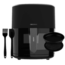 Fritadeira de ar Cecofry Fantastik Window 6000 Pacote Fritadeira dietética digital de 1700 W, 6 l de capacidade, janela de visualização para controlar as suas elaborações e pacote de acessórios.