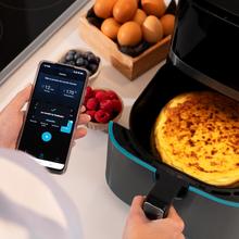 Cecofry Full InoxBlack 5500 Connected. Fritadeira sem óleo Airfryer com zona de cozedura de 5,5 l com acabamentos em aço inoxidável e app.