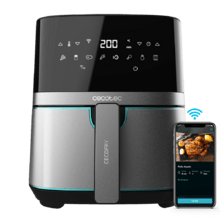 Friteuse diététique Cecofry Full Inox 5500 Connected de 5,5 L avec finitions en acier inoxydable et app.