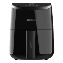 Cecofry Compact 2000 Touch. Freidora sin Aceite de 2 L de Aire Caliente con 900 W, Dietética y Compacta, Control Táctil, Tecnología PerfectCook, Termostato y Tiempo Regulable, Color Negro