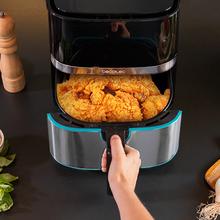 Cecofry Full Inox Pro 5500 con Accesorios Freidora sin aceite dietética airfryer de 5,5 L  y acabados en acero inoxidable oscurecido