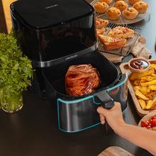 Cecofry Full Inox Pro 5500 con Accesorios Freidora sin aceite dietética airfryer de 5,5 L  y acabados en acero inoxidable oscurecido