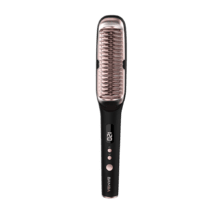 Bamba InstantCare 1400 Excellence Brush M. Cepillo Alisador Eléctrico 1400 Excellence Brush. Revestimiento de Cerámica Queratina, Aceite de Argán y Generador de Iones, Temperatura de 120º a 220º, Bolsa de viaje