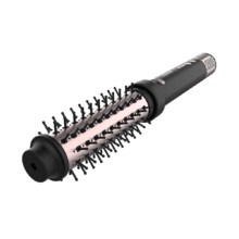 Brosse à friser Bamba InstantCare Curly AirFlow avec air chaud et plaque chauffante recouverte de céramique. Cylindre de 34 mm avec fonction rotative dans les deux sens et température réglable.