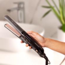 Bamba RitualCare 1200 HidraProtect Ion Touch Turmalin-Haarglätter mit Keratin und Arganöl, Touch und mit echten Ionen