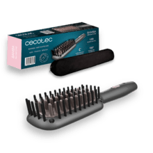 Bamba InstantCare 400 Travel Brush Brosse lissante en céramique avec tourmaline et température maximale de 190º qui lisse sans réduire le volume