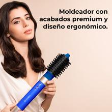 Bamba CeramicCare AirGlam X Cepillo de aire moldeador de pelo, secador, alisador y rizador multifunción 8 en 1 con tecnología Coanda que moldea, riza, peina, seca y elimina el efecto frizz. Con 3 velocidades, 3 temperaturas, y control inteligente del calor. Motor digital 1400 W de potencia y 110000 rpm.