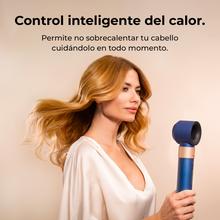 Bamba CeramicCare AirGlam X Cepillo de aire moldeador de pelo, secador, alisador y rizador multifunción 8 en 1 con tecnología Coanda que moldea, riza, peina, seca y elimina el efecto frizz. Con 3 velocidades, 3 temperaturas, y control inteligente del calor. Motor digital 1400 W de potencia y 110000 rpm.