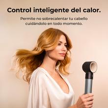 Bamba CeramicCare AirGlam Y Cepillo de aire moldeador de pelo, secador, alisador y rizador multifunción 8 en 1 con tecnología Coanda que moldea, riza, peina, seca y elimina el efecto frizz. Con 3 velocidades, 3 temperaturas, y control inteligente del calor. Motor digital 1400 W de potencia y 110000 rpm.