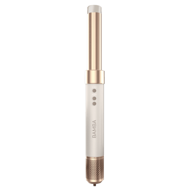 Moldeador CECOTEC Bamba CeramicCare AirGlam Champagne con cilindro rizador