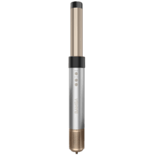 Bamba CeramicCare AirGlam Aluminum Multifunktionaler 8-in-1-Styler mit Coanda-Technologie, der formt, lockt, stylt, trocknet und Frizz beseitigt. Mit 3 Geschwindigkeiten, 3 Temperaturen und intelligenter Wärmeregelung. Digitaler Motor mit 1400 W Leistung und 110.000 U/min. Keramisch beschichtete Köpfe, Keratin und Mandelöl.