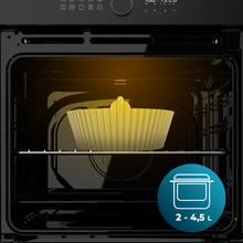 Cecofry Bucket Pack Accesories S Pack de 3 moules circulaires en silicone pour friteuses à air. 19x6 cm et 130 grammes chacun.