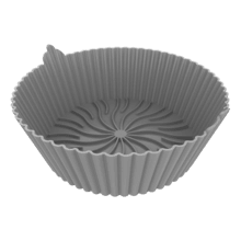 Cecofry Bucket Pack Accesories S Pack de 3 moules circulaires en silicone pour friteuses à air. 19x6 cm et 130 grammes chacun.