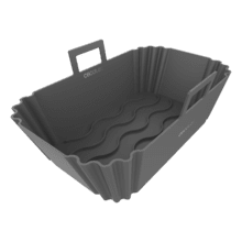 Cecofry TwinBucket Pack Accesories Pack de 2 moldes de silicona rectangulares para freidora de aire de 22.5 x 13 x 8.6 cm y 140 gramos cada uno.