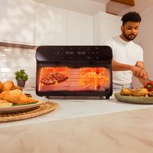 Cecofry Advance 9000 Digitale Heißluftfritteuse mit 9 l Fassungsvermögen und 2800 W Leistung, zwei Körben mit Dual-Temperatur