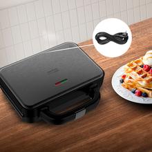 Rock'nToast Deep 3in1 Sandwichera grill gofrera con capacidad para dos sandwiches con rellenos generosos y 3 pares de placas desmontables.