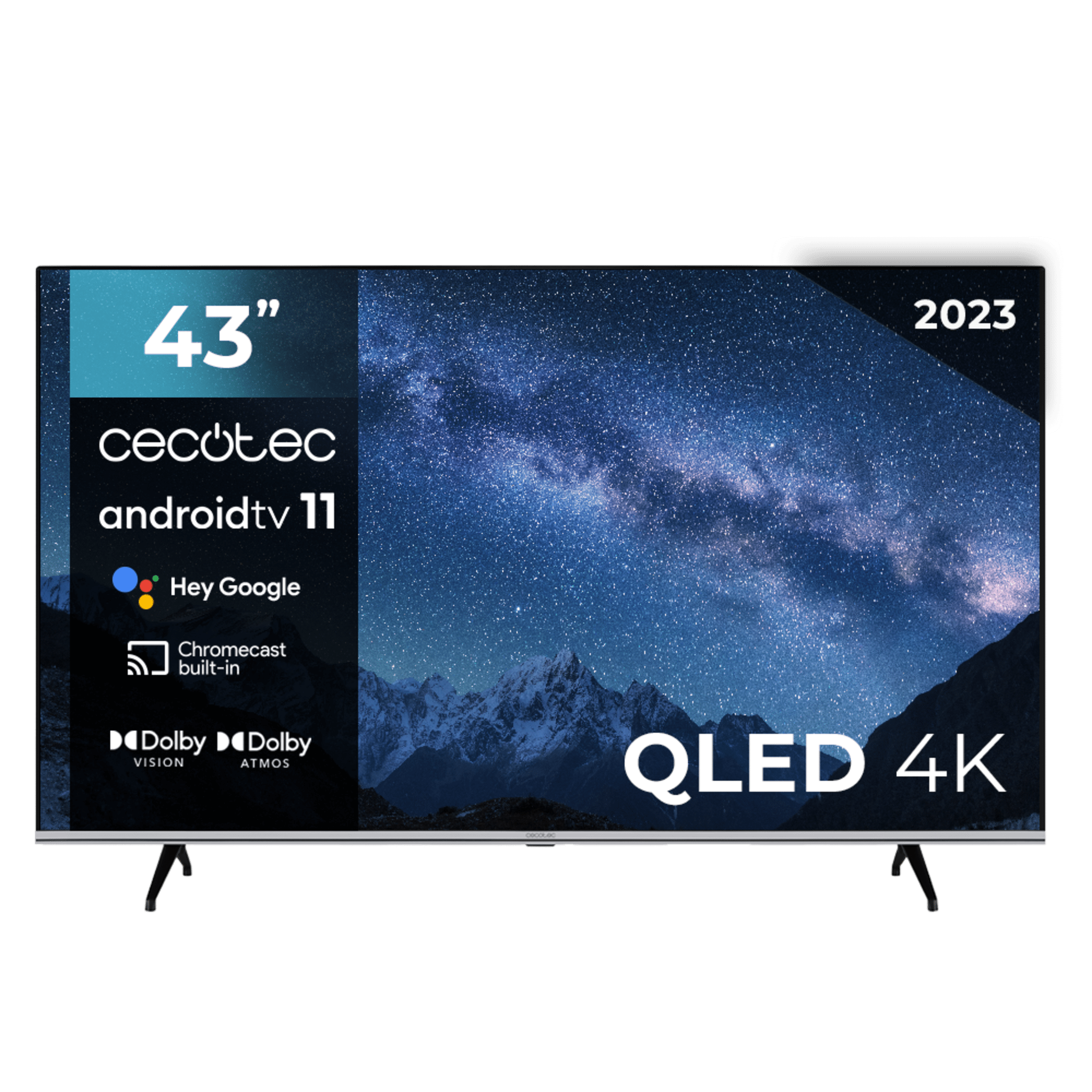 TV QLED V2 series VQU20043S Televisores QLED Cecotec