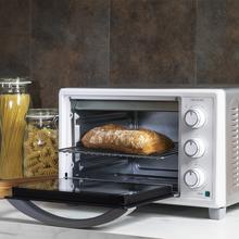 Bake&Toast 2300 White Horno tostador de sobremesa eléctrico multifunción, 23 litros de capacidad y puerta con doble cristal.