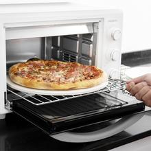 Bake&Toast 2600 White 4Pizza Horno eléctrico de convección de 26 litros con piedra especial para pizzas y 6 funciones diferentes.