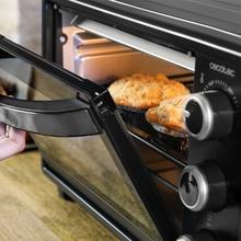 Bake&Toast 2300 Black Forno tostapane elettrico multifunzione da tavolo, capacità 23 litri e doppia porta in vetro.